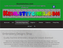 Tablet Screenshot of kewlstitches.com